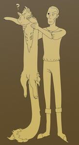 Uncolored sketch example Uncolored sketch example